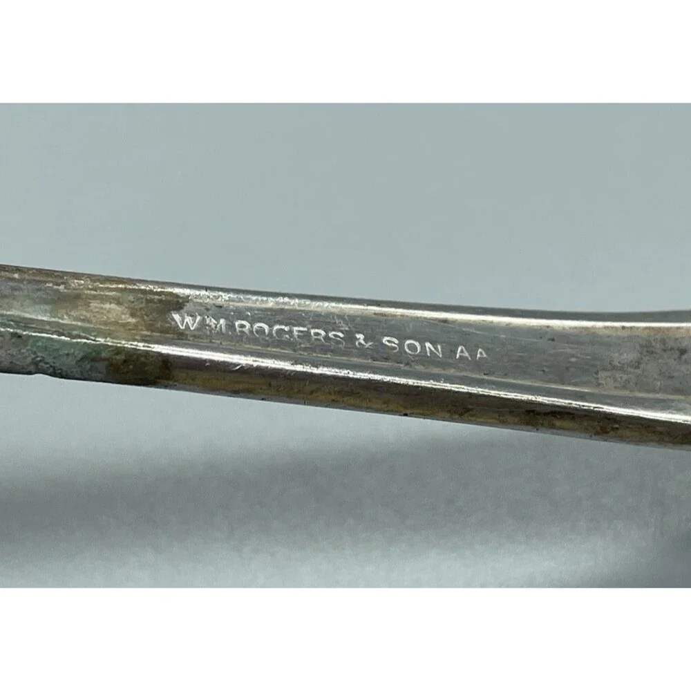 Antique Wm Rogers sons AA silverplated Ashland Ladle Rare‎ 1913 Rough shape
